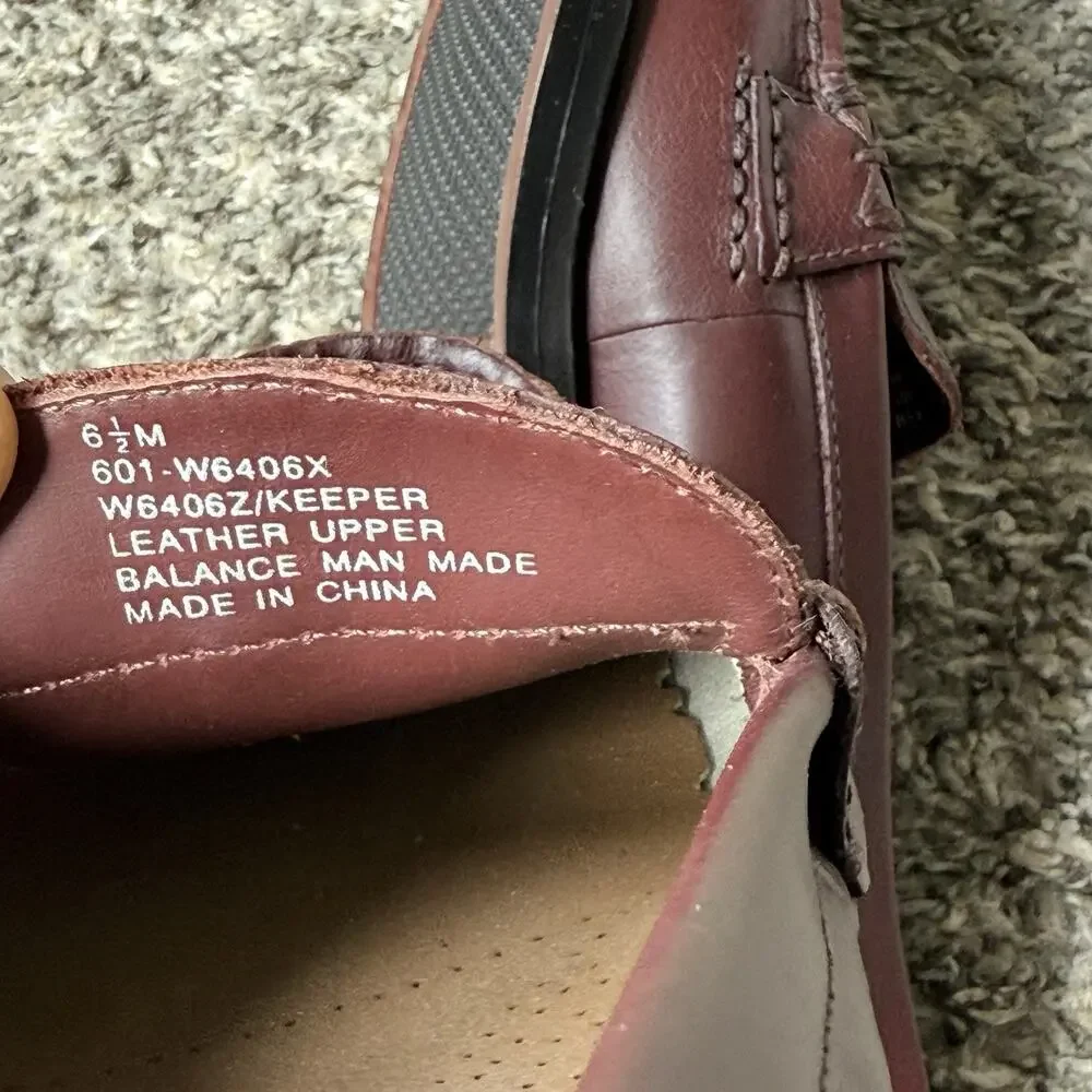 WHITE MOUNTAIN Women's Keeper Penny Loafer Red Leather Size 6.5 M Shoe New